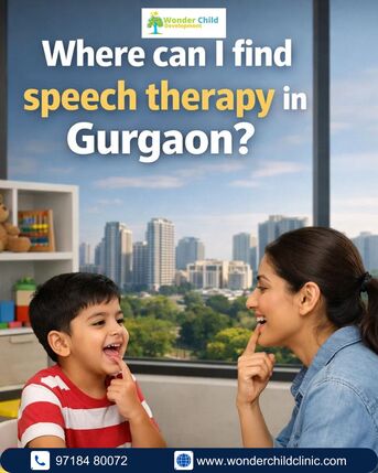 Gurgaon, Education, Best Child Speech Therapy In Gurgaon For Early Development