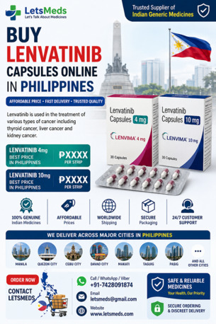 General Santos City, Health & Beauty Items, PHP 1,  Purchase Lenvatinib Capsules In Davao City At Affordable Price