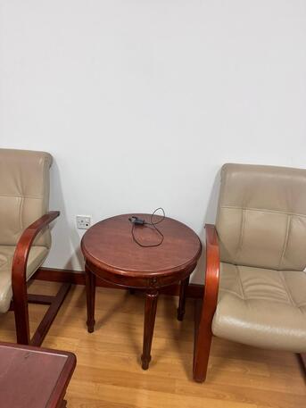 Manama City Centre, Furniture, BHD 1,  3 Seater Sofa Set, Chairs, Reception Table, Coffee Table And Side Table For Sale