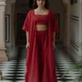 INR 1769,  Buy Women's Sharara Cape Set Online