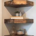 Custom Installing Corner Shelves For Better Storage