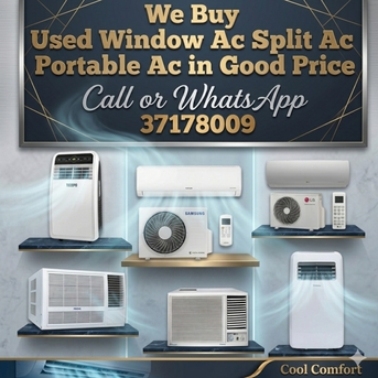 Manama, Air Conditioners, 🌍🌏We Buy Used Acs Fridge Washing Machine Cooking Range Etc