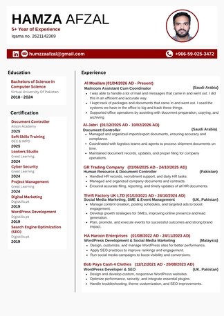 Riyadh, Job Seekers, Looking For An Office Base Job