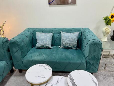 Khobar, Furniture, SAR 700,  Sofa Set 08 Seater Neat & Cleaned With Table Set.... Same Like New....