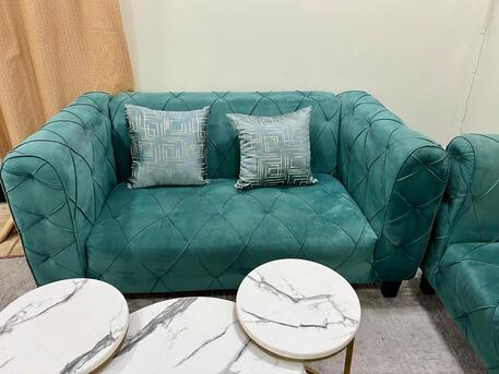 Khobar, Furniture, SAR 700,  Sofa Set 08 Seater Neat & Cleaned With Table Set.... Same Like New....