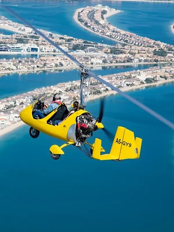 Deira, Travel, Experience Adventure With Gyrocopter Flight Dubai