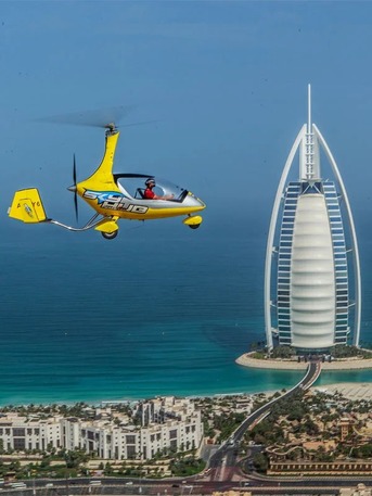 Deira, Travel, Experience Adventure With Gyrocopter Flight Dubai