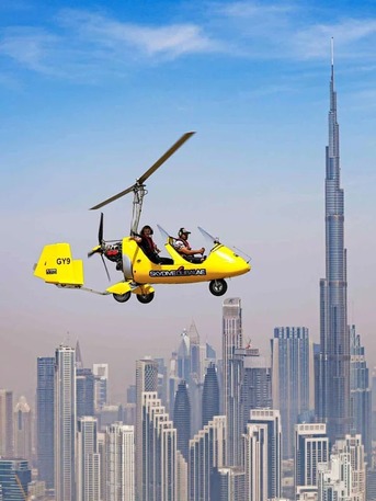 Deira, Travel, Experience Adventure With Gyrocopter Flight Dubai