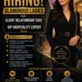 Glamourous Ladies For 'Client Relationship Exec' / 'VIP Hospitality Expert' Roles
