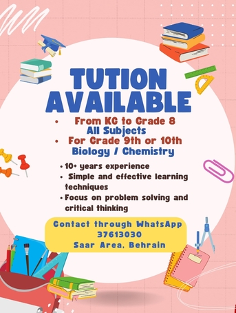 Saar, Job Seekers, Tuition Available