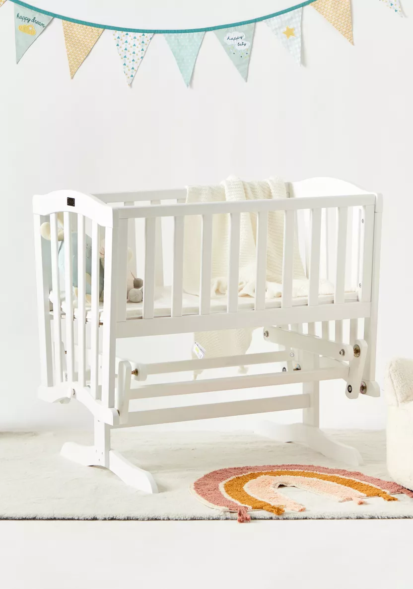 Riyadh, Baby & Kid Stuff, SAR 200,  Giggle Baby Crib Bassinet With Parallel Swing