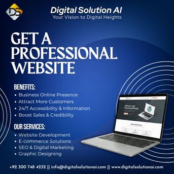 Islamabad, Marketing, Get A Professional Website That Grows Your Business