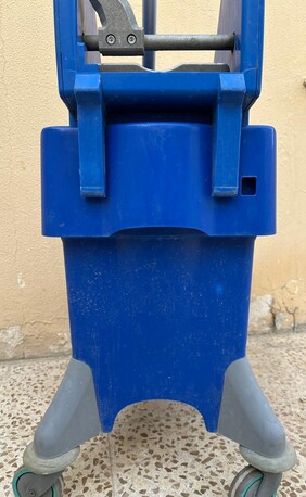 Riyadh, Household Items, SAR 80,  Filmop Mop Bucket Trolley With MOP, 8 Gallon, Blue