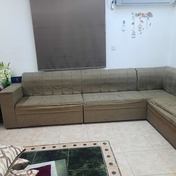Jubail, Furniture, SAR 500,  Sofa L Shape 8 Pieces.
