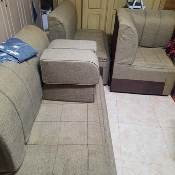 Jubail, Furniture, SAR 350,  Sofa L Shape 8 Pieces.