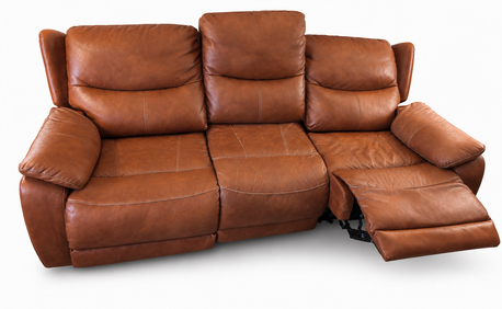 Olaya, Furniture, SAR 700,  Leather Recliner 3 Seater Sofa -SAR 700/- (Negotiable)-Olaya Riyadh