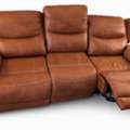SAR 700,  Leather Recliner 3 Seater Sofa -SAR 700/- (Negotiable)-Olaya Riyadh