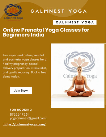 Bangalore, Health & Beauty Items, Postnatal Yoga Classes Online India | Calm Nest Yoga