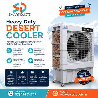 Mumbai, Heavy Equipment, INR 5000,  Heavy Duty Desert Cooler For Powerful Summer Cooling | Smart Ducts
