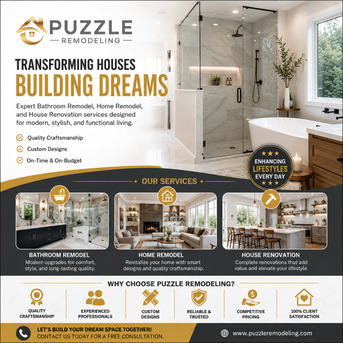 Kabul, Construction, Expert Bathroom & House Renovation Crew | Puzzle Remodeling