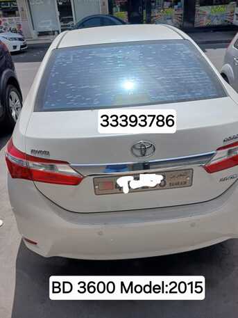 Muharraq, Vehicles, Cars & Trucks , BHD 3600,  Toyota Corolla,  2015,  Automatic,  2 KM,   For Sale