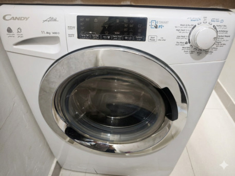 Dhahrat Laban, Appliances, SAR 800,  Candy Washing Machine (wash/dry) 11 Kg, Wi-Fi, 1400 RPM