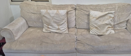Hidd, Furniture, BHD 15,  Used Two Seater Sofa And Office Table And Rolling Chair