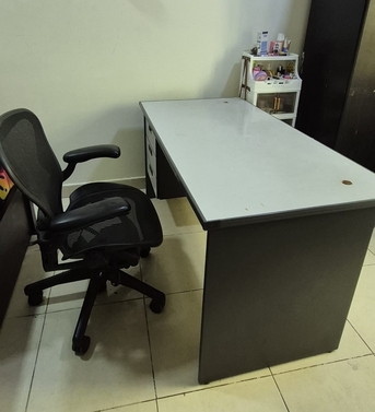 Hidd, Furniture, BHD 15,  Used Two Seater Sofa And Office Table And Rolling Chair