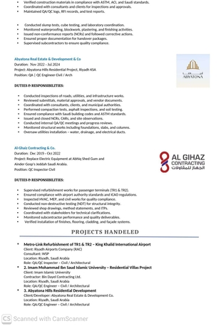 Jubail, Job Seekers, QAQC INSPECTOR CIVIL