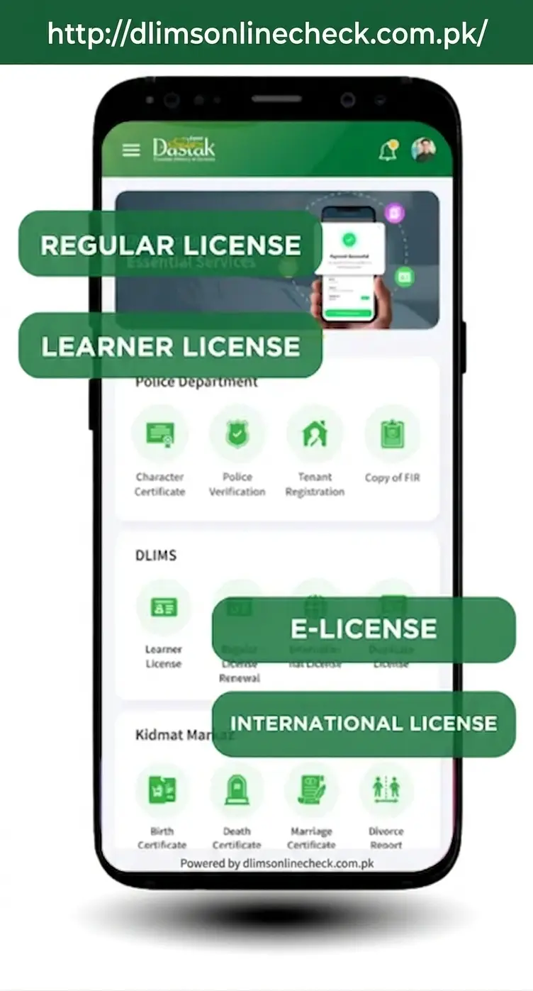 Islamabad, General, DLIMS Driving License Online Verification Guide - Pakistan 2026