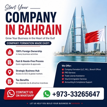 Manama, Business, Company Formation In Bahrain