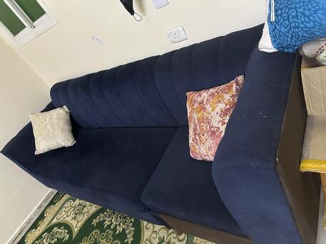 Jeddah, Furniture, SAR 750,  Sofa Set With Six-door Wardrobe And And Big Used Fridge