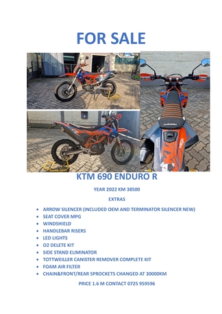 Nairobi, Motorcycles, KES 1,  Selling KTM 690 Enduro R