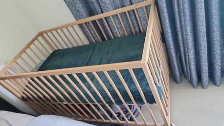 Abu Dhabi, Furniture, AED 200,  IKEA Baby Crib With Mattress