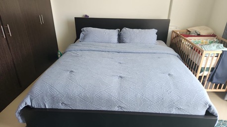 Abu Dhabi, Furniture, AED 500,  IKEA Malm King Bed