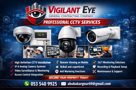Riyadh, Technical, Vigilant Eye &ndash; Fire Safety & ELV/CCTV Services (Riyadh)