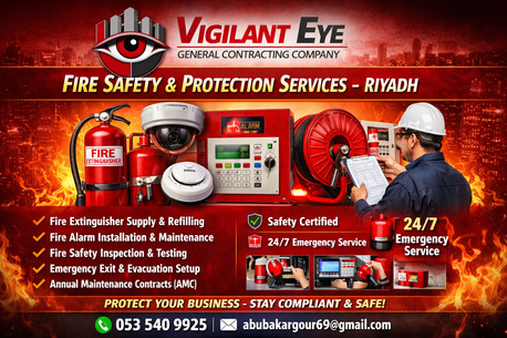 Riyadh, Technical, Vigilant Eye &ndash; Fire Safety & ELV/CCTV Services (Riyadh)