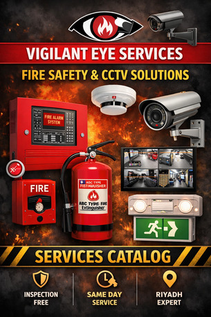 Riyadh, Technical, Vigilant Eye &ndash; Fire Safety & ELV/CCTV Services (Riyadh)