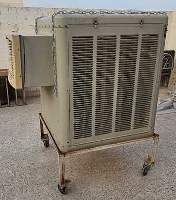 Riyadh, Air Conditioners, SAR 1600,  Al Jazeera Desert Air Cooler 1/2 HP With Custom Stand & Wheels &ndash; Excellent Condition