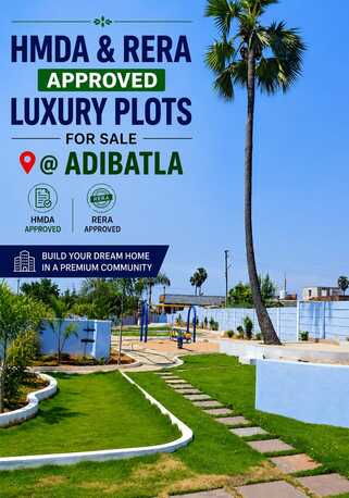 Hyderabad, Residential Plots, INR 21000,  155 Sq. Yard,  HMDA & RERA  APPROVED Open Plots For Sale @ Ramdaspally