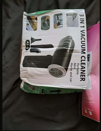 Khobar, Electronics, SAR 80,  Car Vaccum Cleaner Portable No Need For Electricity Just Charged And Use