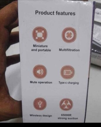 Khobar, Electronics, SAR 80,  Car Vaccum Cleaner Portable No Need For Electricity Just Charged And Use