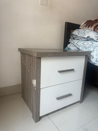 Zinj, Furniture, BHD 4,  2 Wooden Bed Side Cupboards