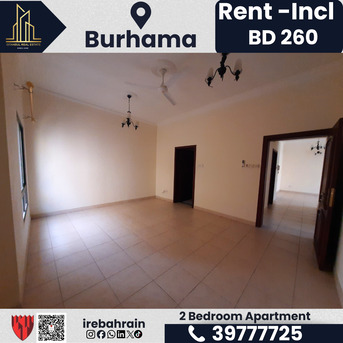 Burhama, Apartments, Flats, Houses & Villas, BHD 260/month,  Furnished,  2 BR,  2 Bedroom Apartment For Rent &ndash; Burhama | BD 260/- Inclusive EWA