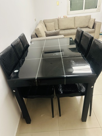 Riyadh, Furniture, SAR 300,  Dinning Table 6 Seater & Sofa ( 7 Seater)