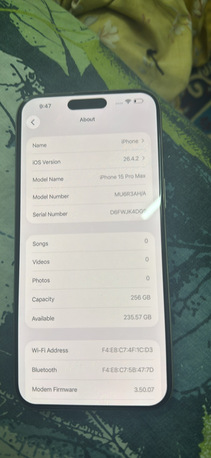 Riyadh, Mobile Phones, SAR 2700,  I Phone 15 Pro Max