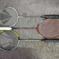 SAR 350,  Badminton Bag And 3 Badminton Rackets