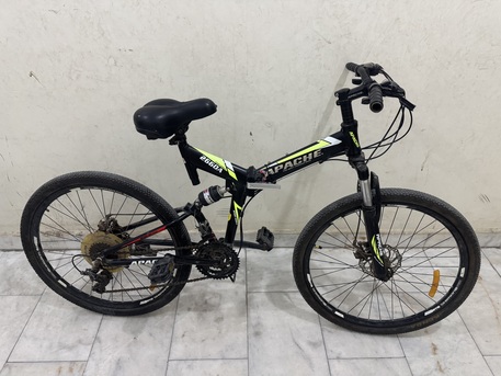 Riyadh, Bicycles, SAR 400,  Apache 26&rdquo; Folding Mountain Bike &ndash; Great Condition