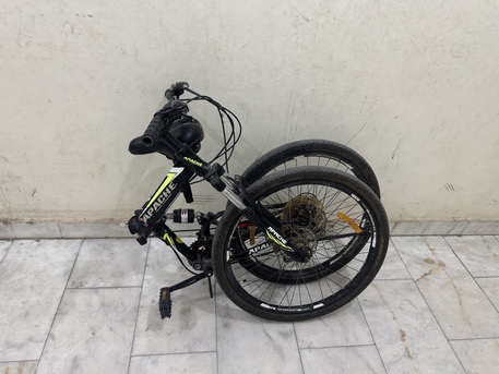 Riyadh, Bicycles, SAR 400,  Apache 26&rdquo; Folding Mountain Bike &ndash; Great Condition