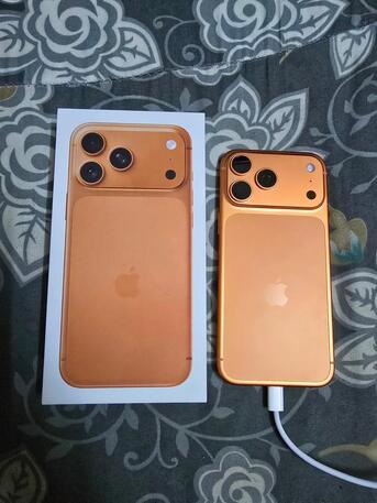 Riyadh, Mobile Phones, SAR 5000,  IPhone 17 Pro Max 256 Orange Colour Brand New Just Box Open